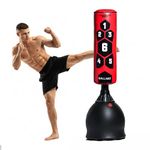 Gallant 5.5 Feet Free Standing Punching Bag– Heavy Duty Boxing Bag for Adults Kickboxing, Mixed Martial Arts, Muay Thai, Martial Arts Training Equipment with Durable Pedestal Stand, Indoor Outdoor Use