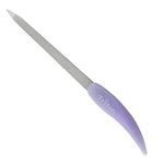 TRITON Professional Nickel Coated Nail Shaper/Filer With Plastic Handle Tool for Manicure n Pedicure, Finger n Toe Shaping,Smoothing n Nail Art_Purple