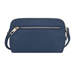 Travelon Women's Anti-Theft Tailored Convertible Crossbody Clutch, Sapphire, One Size