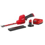 Milwaukee 2533-21 M12 8-Inch 12-Volt Brushless Cordless Hedge Trimmer Kit with 4.0 Ah Battery and Charger, Red