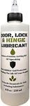 Door, Lock, and Hinge Lubricant - 8 Oz - Great for Sliding Doors, Garage Doors, Stiff Hinges, and Stuck Locks (1)