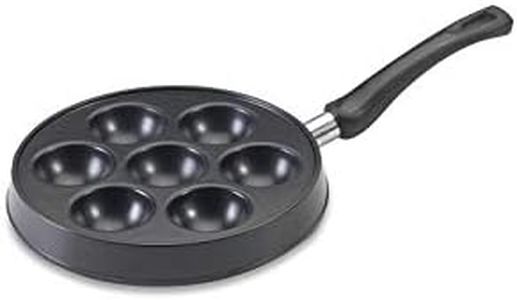 Nordic Ware Danish Ebleskiver Iron 16.00 x 9.63 x 2.38 Inches Black