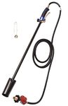 Flame King 100,000 BTU Propane Torch Kit Heavy Duty Weed Burner, 10-FT Hose Regulator Assembly, 40 inches Long