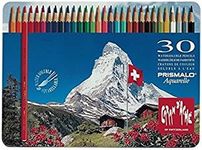 Caran d'Ache Prismalo Aquarelle Coloured Water-soluble Pencil (Pack of 30)