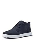 Timberland Men's Davis Square F/L Chukka Boots, Black Nubuck, 8 UK