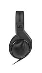 Sennheiser HD 200 PRO Closed-Back Around-Ear DJ & Monitoring Headphones | 2M Single-Sided Cable & 1/4" Stereo Jack Adaptor Included | Black (507182)