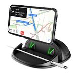 daite Car Phone Holder Dashboard, Car Phone Mount Cradle Anti-Slip Silicone Dashboard Phone Holder for Cars Sat Nav Holder Pad Mat Compatible with iPhone Samsung Galaxy and GPS Devices