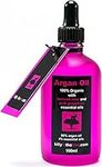 Pure Argan Oil with Damask Rose and Pink Grapefruit Essential Oils.100% Organic. 100ml. for Face, Body, Hair.