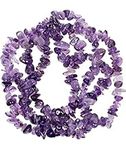 RAYLINEDO About 280pcs 5-8mm Natural Chip Stone Beads Irregular Gemstones Loose Crystal Healing Stone Beads for Jewelry Making (Amethyst)