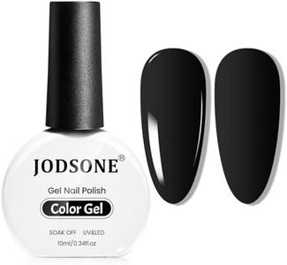 JODSONE 10ml Gel Nail Polish Black Gel Polish Nail Polish Soak Off Led Gel Polish Nail Art Manicure Salon Diy at Home