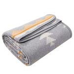 ACUSHLA Merino Wool Camp Blanket - Warm, Thick, Washable, Large Throw - Great for Outdoor Camping All Seasons Suitable Morocco White 79" x63" 3.8lbs