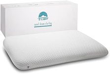 Dlight Bedding Slim 3.2" Memory Foam Full Pillow-Thin, Flat, Soft Yet Supportative for Belly, Back& Stomach Sleepers