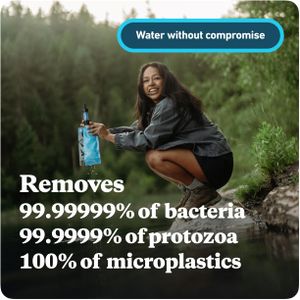 Sawyer Mini Water Filter – Portable Blue Filtration System
