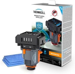 Thermacell Backpacker Mosquito Repeller, Gen 2.0 with 16 Hours of Repellent; 15 Foot (4,5 m) Zone of Mosquito Protection; Long Lasting, Deet Free Bug Spray Alternative, Scent Free