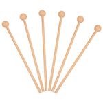 6 PCS Wood Mallets Percussion Sticks Percussion Mallets for Glockenspiel,Xylophone,Energy Chime,Woodblock,Bells,Percussion Instrument