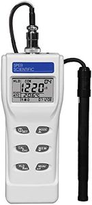 Sper Scientific Pure Water Meter 850038 – Measures Conductivity Salinity TDS Temperature with 99 Data Points Logging & Large LCD Display - for Labs, Boilers, Aquariums & Industrial Use - 4 pc