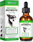 Antibiotics for Dogs, Natural Dog Antibiotics for Infection, Dog Supplement Drops for Itchy Dog Skin Relief, Kennel Cough, UTI and Ear Infection, Yeast Infection Treatment for Dogs (60 ml)