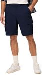 JMIERR Mens Cargo Shorts Corduroy Casual Elastic Waist Lightweight Outdoor Hiking Work Short Navy Blue XX-Large US40