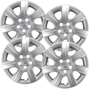 Hubcaps.com - Premium Quality 16" Silver Hubcaps fits 2010 and 2011 Toyota Camry, Heavy Duty Construction (Set of 4) 61155AMS-SET