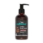 mCaffeine Coffee Body Wash with Cocoa | De-Tan & Deep Cleansing | Enriched with Vitamin E & in Energizing Aroma of Chocolate | Shower Gel | Suitable for All Skin Types | For both Men & Women - 200ml