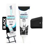 Grout - Ready Mixed Grout Reviver - Fast Drying, No Sealer Required, Perfect for Bathroom, Shower and Kitchen + Mould Protection - 250gr (Black)