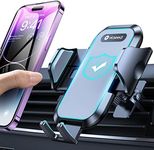 VICSEED Car Phone Holder Mount [All-Round Silicone Protection][Doesn't Slip&Drop] Air Vent Cell Phone Holder for Car Hands Free Easy Clamp Cradle in Vehicle for iPhone Samsung Android Smartphone