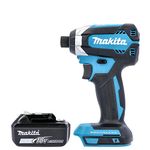 Makita DTD153Z 18V Cordless Brushless Impact Driver with 1 x 5.0Ah BL1850 Battery