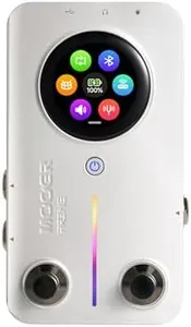 MOOER Prime M2 Multi Effects Processor Headphone Amp, Stereo Bass Guitar Pedals with 194 Effect Models Loading MNRS and Third-party IR Sample Files Touch Screen for Performance Practice, Silver