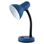 HOMELIFE 35w 'Classic' Flexi Desk Lamp with Versatile Flexible Neck - Integral On/Off Switch - Approx. 34cm Height - L958NB - Midnight Blue