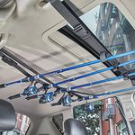 TRINKA Fishing Rod Holder, Pole Carrier for Vehicle/Ship Rear Seats, Car, SUV, Wagons, Vans - Adjustable Strap(2 Strap)