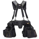 ToughBuilt - Pro Carpenter Suspension Rig with Pockets - Heavy Duty, Deluxe Premium Quality, Durable - Adjustable Size - (TB-302-6)