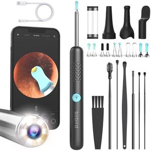 BEBIRD Wax Removal Tool: R1 Upgraded Ear Canal Cleaner with 1080P Camera, Smart Visual Wax Remove Kits with 6 LED Lights & Multi Replacement Tip for Daily Cleaning Ear