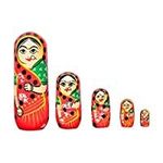 KGB Online Doll Set-Handpainted Wooden Toy - (Set of 5)