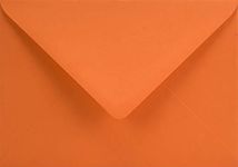 Netuno 100 Orange Coloured envelopes DIN B6 125x175mm 4.92x6.89 inches 115gsm Sirio Color Arancio gummed Pointed Flap no Window for Wedding Invitations Christmas Birthday Greeting Cards RSVP Flyers