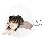 K&H Pet Products Lectro-Soft Igloo Style Outdoor Heated Bed Large Tan 17.5" x 30" 60W (Igloo house not included)