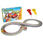 My First Scalextric Racing Track Sets for Kids Ages 3+ - Battery Powered Micro Race Car Set, Toy Cars Race Tracks for Boys. Incl. 1x Speed Track, 2x Racing Cars, 2x Controllers - Kids Toys Gifts