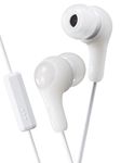 JVC Gumy Plus In Ear Headphones Earphones with Bass Boost and Comfortable Earbuds, White