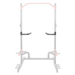 Sunny Health and Fitness Power Rack and Cage Add-on Attachment Accessory: Bar Holder, Dip Bars, J-Hook, LAT Pulldown, Landmine, or U-Ring.