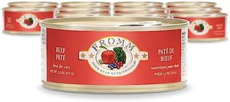 Fromm Four-Star Nutritionals Beef Pate Cat Food - Premium Wet Cat Food - Beef Recipe - Case of (12) 5.5 oz Cans