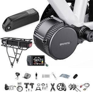Bafang 36V BBS01 BBS02 Mid Drive Kit 250W 350W 500W Ebike Conversion Kit With Optional Battery And Display Mountain Bike Electric Bike Mid Motor Kit For 68mm-73mm Bottom Bracket