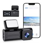 Diamond Lark Dash Cam Front, 2K Full HD Dash Camera for Cars, WiFi APP Mini Dashcam, 1.47” IPS Screen, 170°Wide Angle, 24H Parking Mode, Night Vision, Detachable Bracket, Support 128GB Max