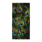 CafePress Peacock Feathers Invasion Large Novelty Printed Beach Towel 30"x60"