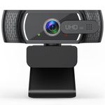 4K Webcam for PC, Sony 1/2.5” Sensor, PDAF Autofocus, 2 Noise-Canceling Mics, Privacy Cover, 80° FOV, Laptop Camera Works with Zoom, Teams, Google Meet, Plug & Play USB Webcam for Streaming & Gaming