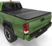 YITAMOTOR FRP Hard Tri Fold Truck Bed Tonneau Cover Compatible with 2016-2023 Toyota Tacoma (Excl. Trail Edition) 5 ft Bed