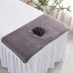 SPA Massage Table Coral velvet SPA Massage Table Face Towel with Hole ALL