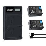 OYOMBA 2-Pack EN-EL25 Rechargeable Battery Compatible with Nikon Z50, Z 50, and Dual USB Charger for Nikon ENEL25/EN-EL25a/4241 Battery, Nikon Z FC Mirrorless, Z Series Digital Camera