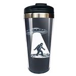 Hasdon-Hill UFO Bigfoot Travel Coffee Mug for Men Women, Stainless Steel Tea Cup for Friends Birthday Christmas Gift 12 Oz