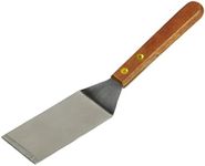 Chef Craft Select Stainless Steel Solid Wooden Handled Cookie Spatula, 8 inches in Length, Natural