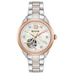 Bulova Classic Automatic Women's Stainless Steel Diamond , Two-Tone (Model: 98P170)