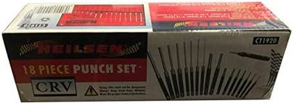 Neilsen ct1920 18 Piece Punch Set in ROLL UP Bag, Red